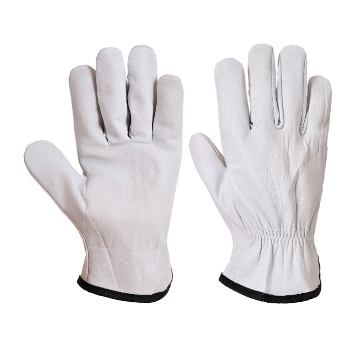 Custom Cowhide Leather Men Work Safety Gloves | Industrial Construction Driver Gloves - Image 3