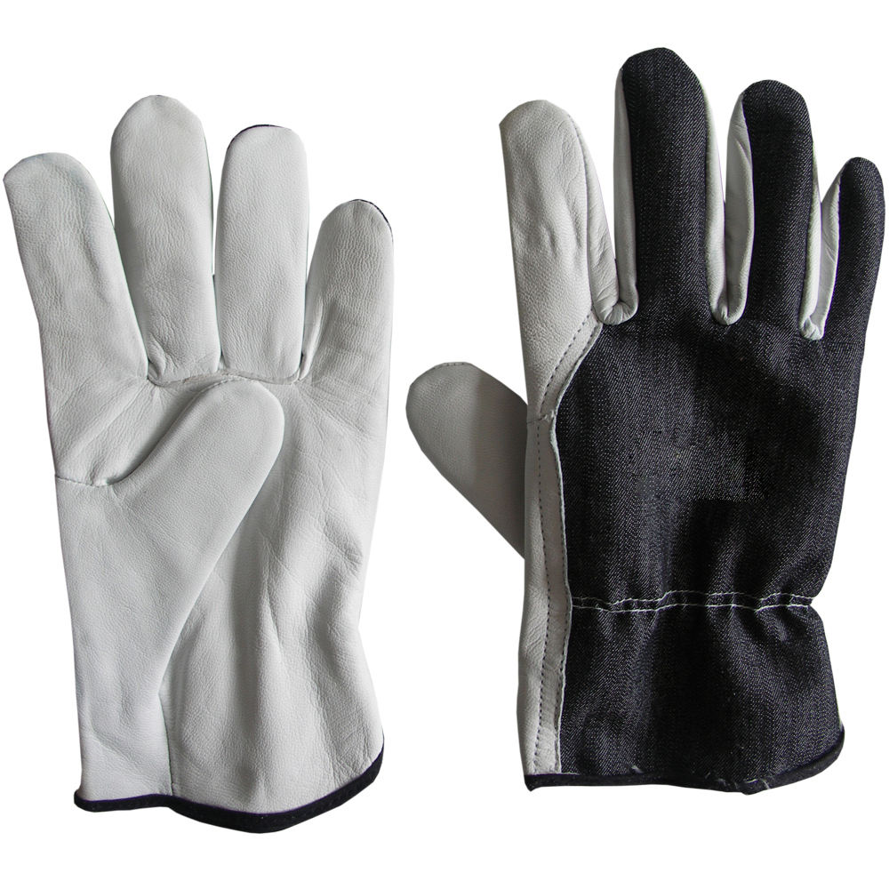 Custom Cowhide Leather Men Work Safety Gloves | Industrial Construction Driver Gloves - Image 6