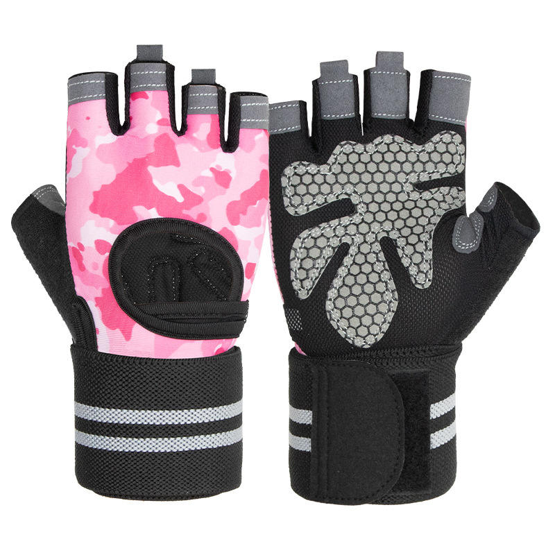 Workout Gloves with Wrist Support | Custom Fitness Weight Lifting Gym Gloves for Men & Women
