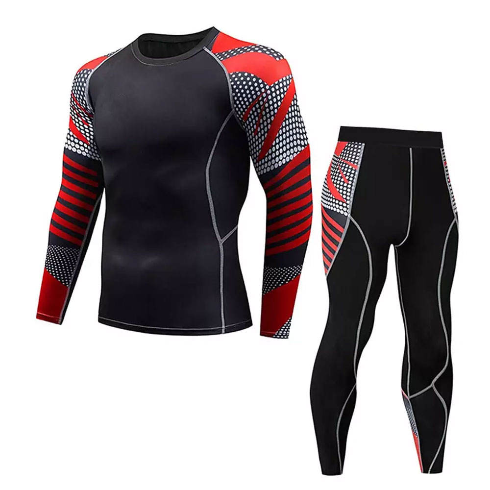 Men's Compression Track Suit for Gym Workouts, Running, and Athletic Training