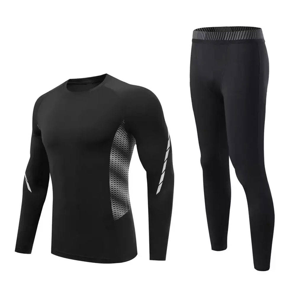 OEM Wholesale Custom Compression Sets | Lightweight Breathable Men Compression Suit - Image 5