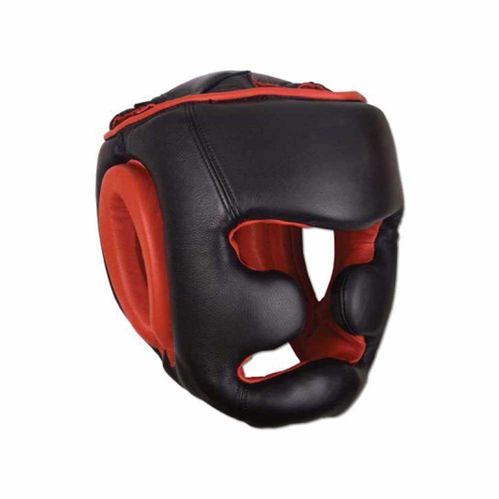 Custom Leather Boxing Head Guard for Training & Competition