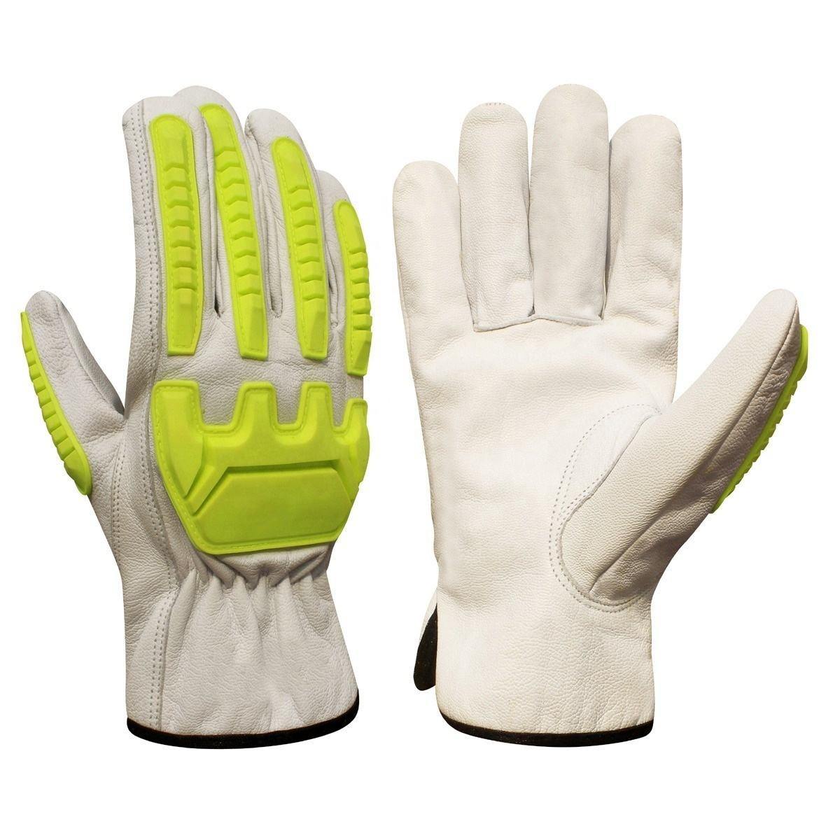 Heavy Duty TPR Mechanic Gloves with Impact & Cut Protection