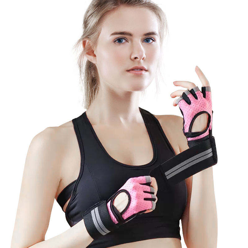 Leather Weight Lifting Gloves | Gym Workout & Fitness Training Gloves - Image 2