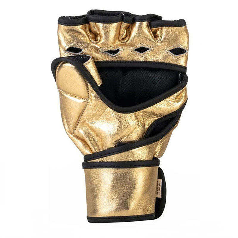MMA Training Gloves | Professional Half Finger Leather Boxing Gloves - Image 2