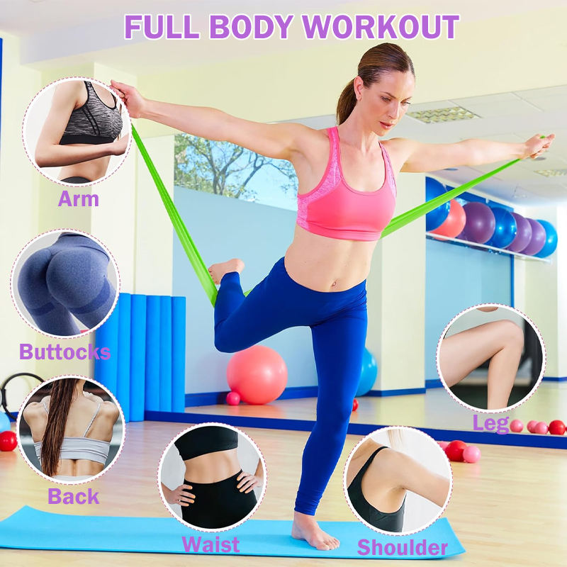 Resistance Band Set USA | Custom Logo Fitness Resistance Bands for Strength Training - Image 5