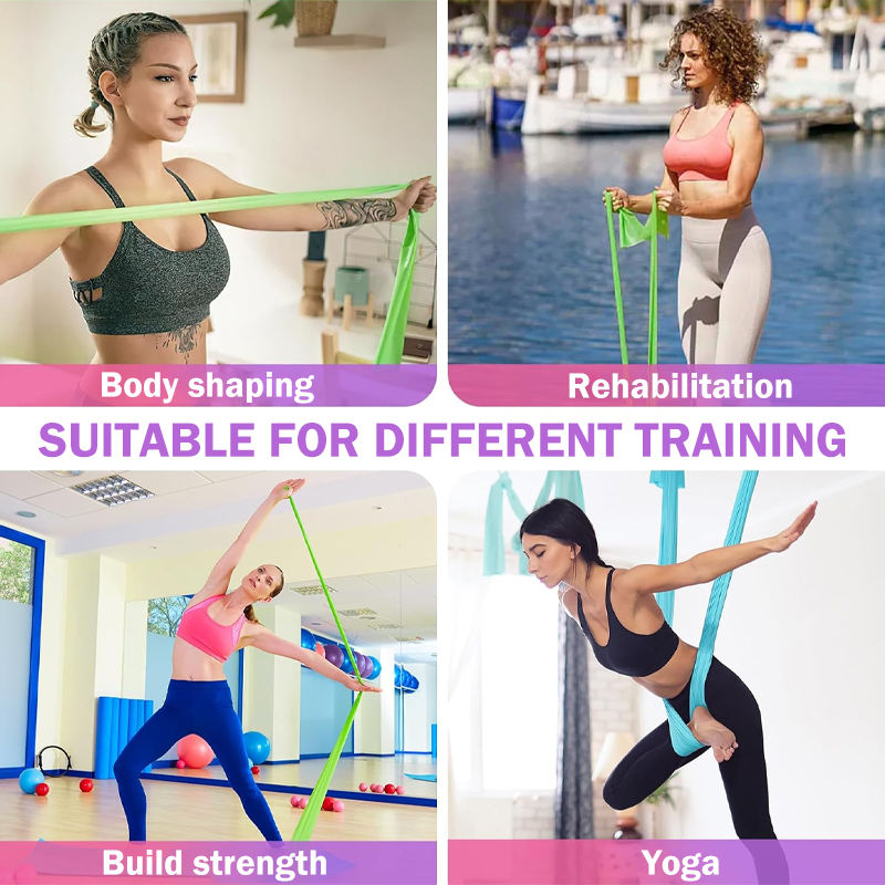 Resistance Band Set USA | Custom Logo Fitness Resistance Bands for Strength Training - Image 3