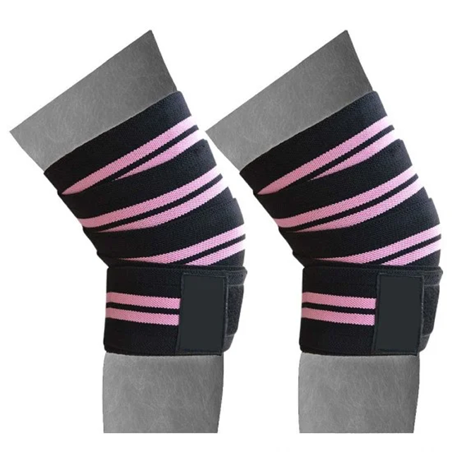 Weightlifting Knee Wraps USA | Heavy Duty Compression Knee Support for Gym Training - Image 3