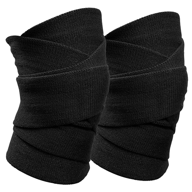 Weightlifting Knee Wraps USA | Heavy Duty Compression Knee Support for Gym Training - Image 2